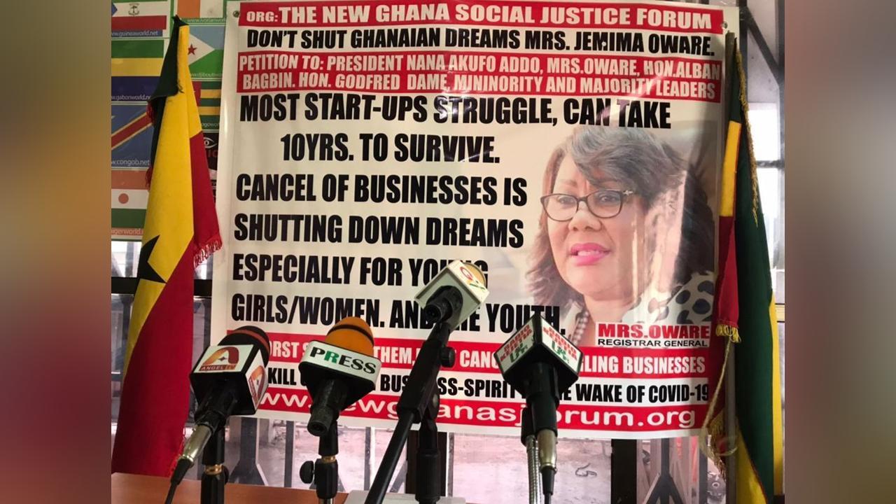 Jemima Oware told not to shut Ghanaian dreams Ghana