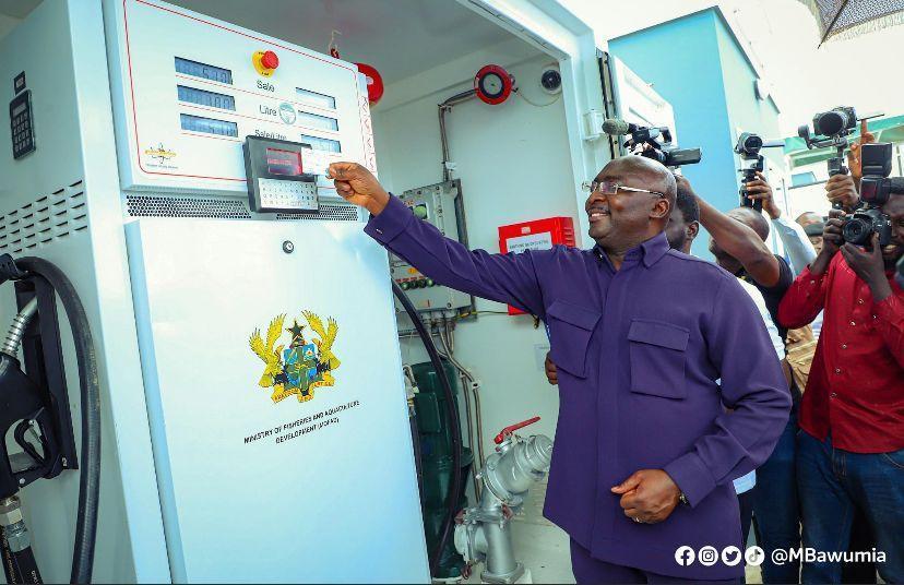 Veep commission’s national premix fuel automation project at Elmina Veep commission’s national premix fuel automation project at Elmina
