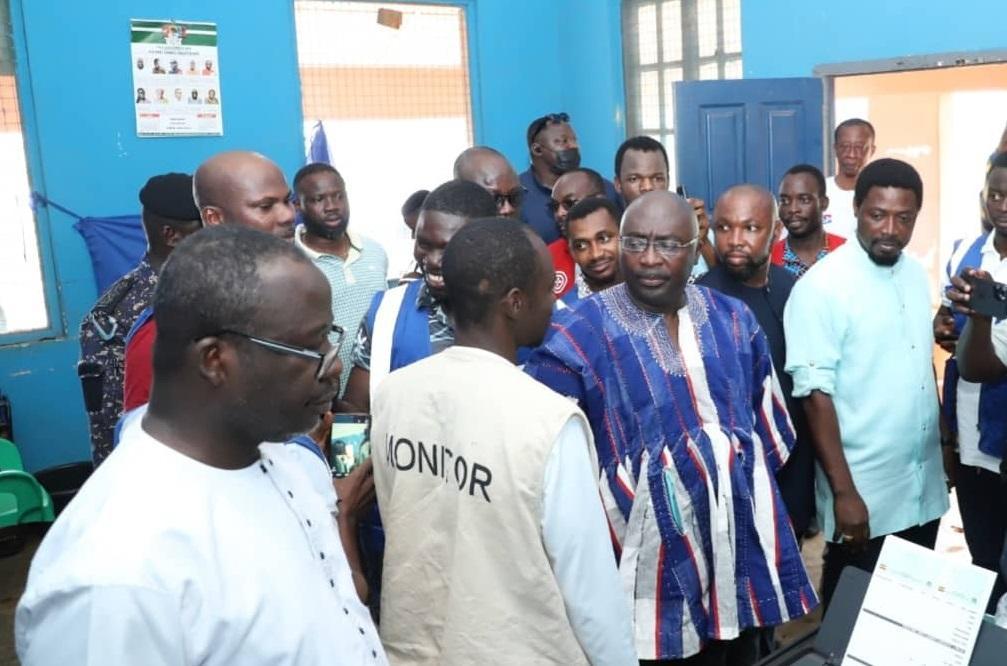 Bawumia visits Enchi voter registration centre Bawumia visits Enchi voter registration centre