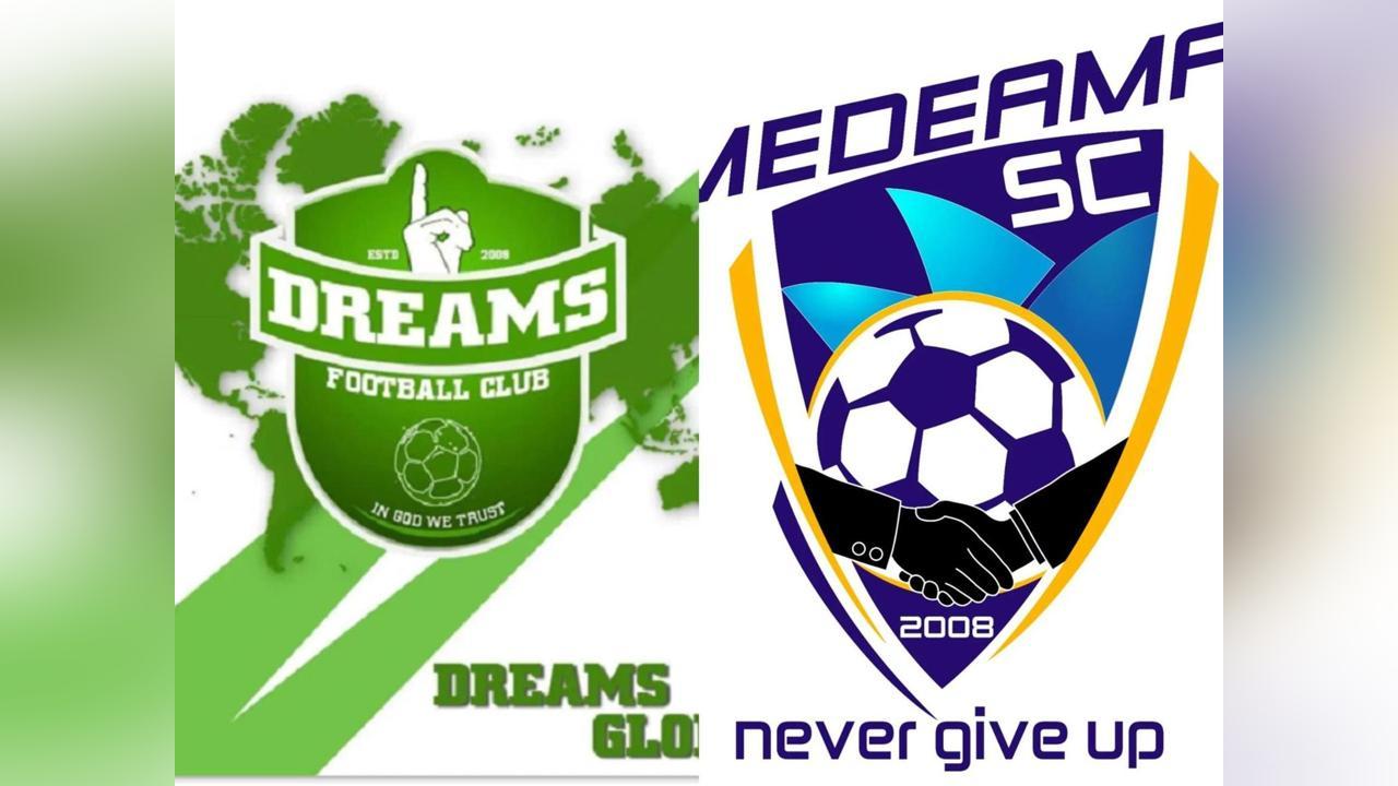 Medeama and Dreams FC qualify for CAF Club Championship money zone Medeama and Dreams FC qualify for CAF Club Championship money zone
