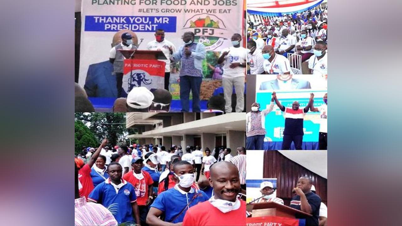 Supporters of Kojo Poku join hands to campaign for Bawumia in Oti Region Supporters of Kojo Poku join hands to campaign for Bawumia in Oti Region