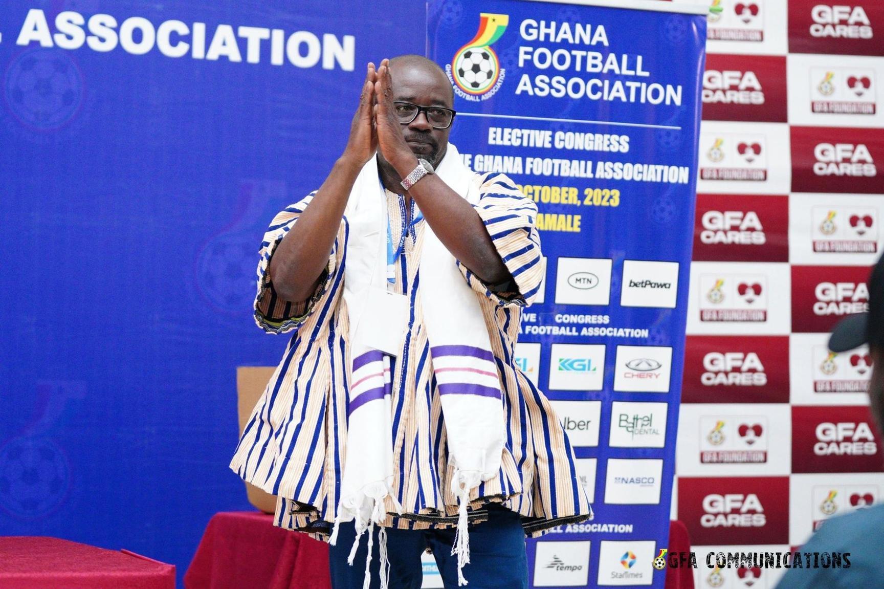 Kurt Okraku re-elected as Ghana FA President Kurt Okraku re-elected as Ghana FA President