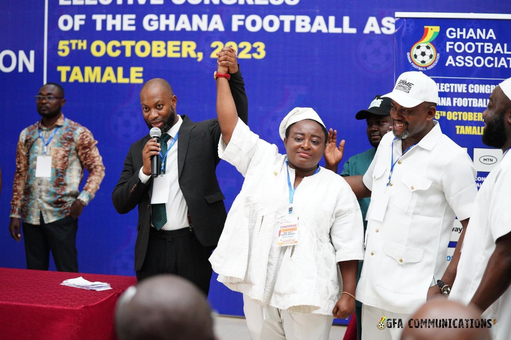 Gifty Oware Mensah elected as Women’s representative on GFA Executive Council Gifty Oware Mensah elected as Women’s representative on GFA Executive Council