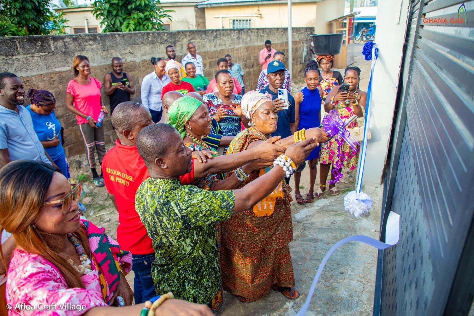 Ghana Gas hands over Craft Village to Ketu South community Ghana Gas hands over Craft Village to Ketu South community