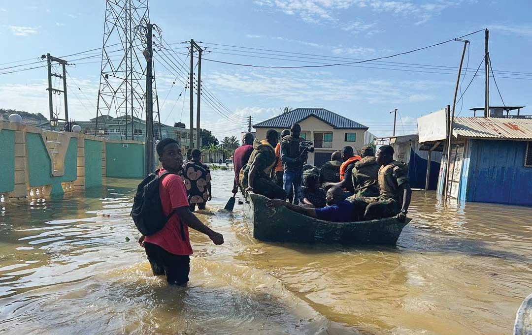 V/R: Flood situation in Mepe brought under considerable control – Ghana ...