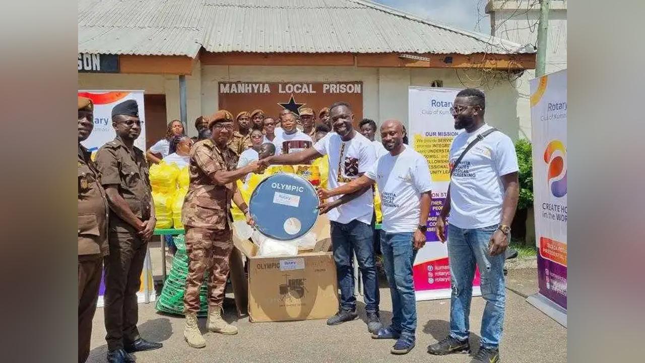 Kumasi Rotary Club organises free medical screening for Manhyia Prisons Kumasi Rotary Club organises free medical screening for Manhyia Prisons