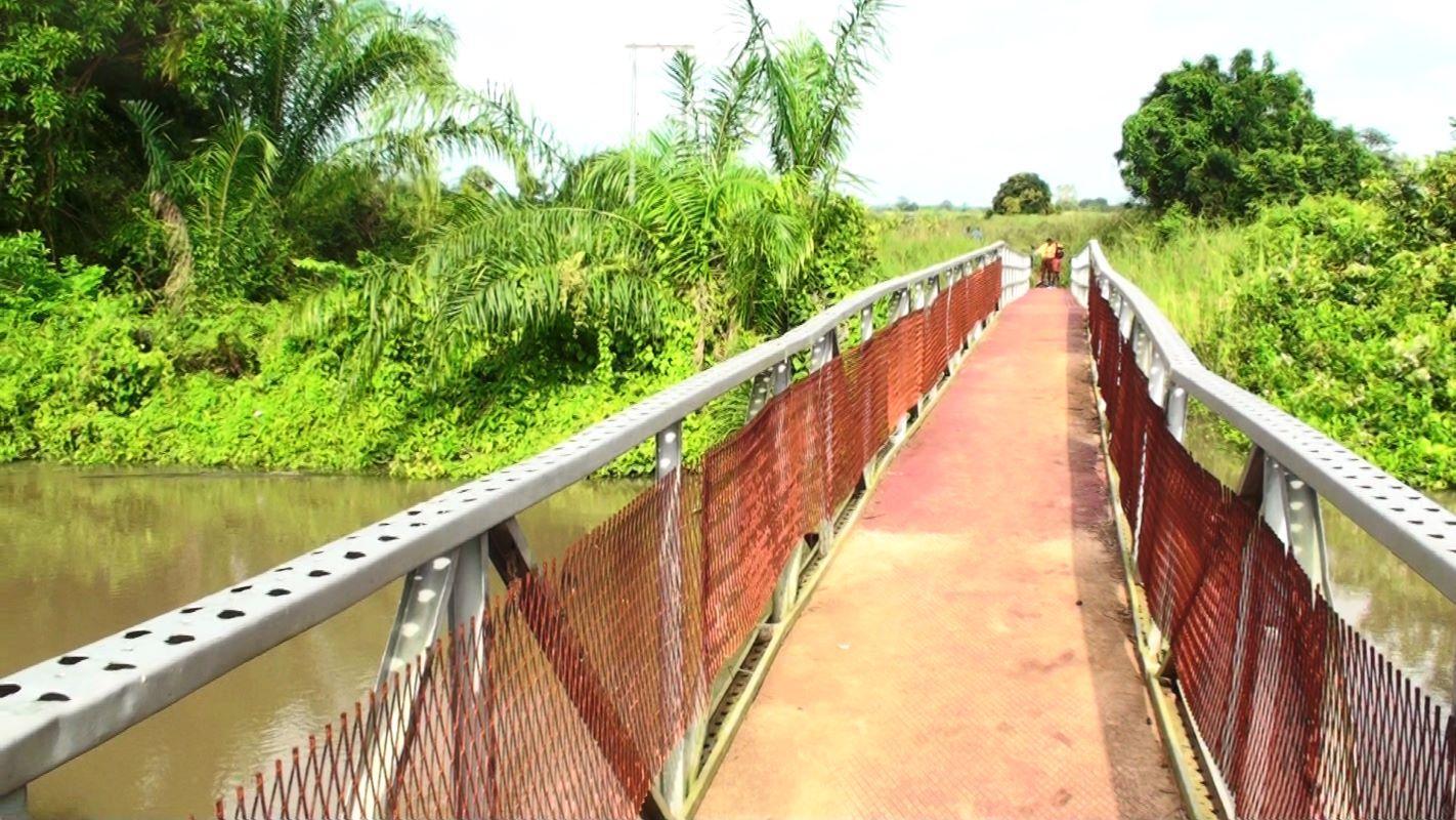 VCD, CEANA Support Agordoe Community With Pedestrian Footbridge VCD, CEANA Support Agordoe Community With Pedestrian Footbridge
