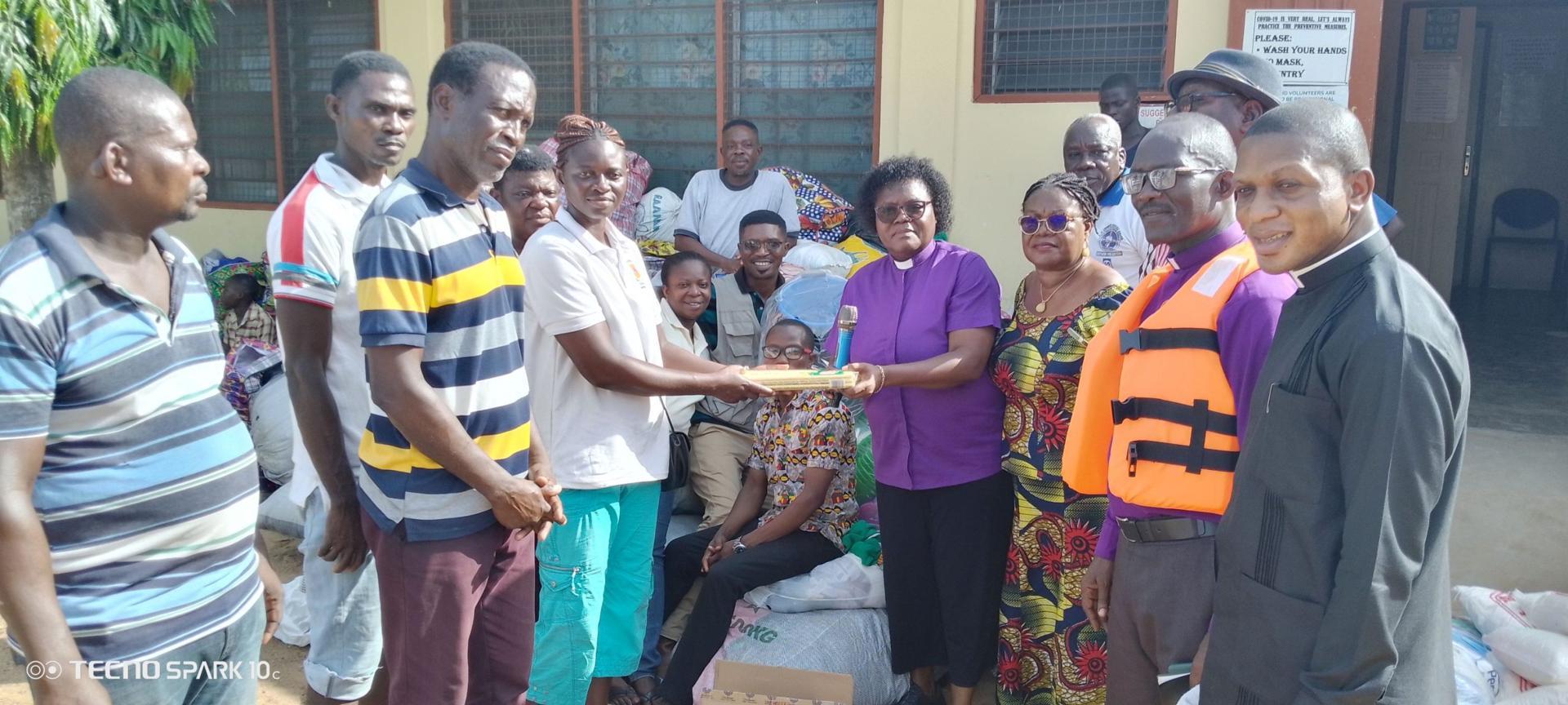 Tema Meridian Presbytery Of E.P. Church Supports Flood Victims Tema Meridian Presbytery Of E.P. Church Supports Flood Victims