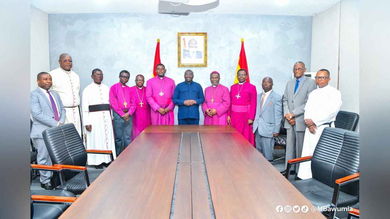 Top men of God visit Bawumia at home and office after flagbearer election Top men of God visit Bawumia at home and office after flagbearer election