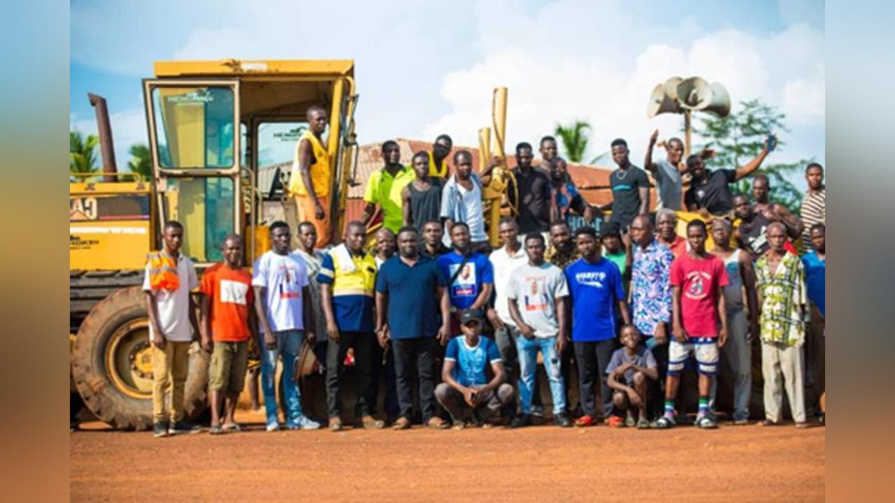 MP Aspirant Reshape Roads In Sefwi Wiawso Constituency MP Aspirant Reshape Roads In Sefwi Wiawso Constituency