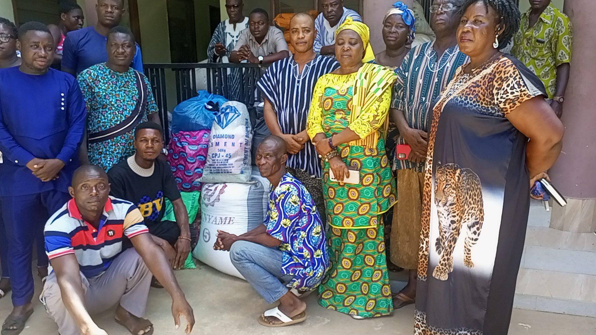 Akatsi South Serial Callers group assists North Tongu PWDs flood Victims Akatsi South Serial Callers group assists North Tongu PWDs flood Victims