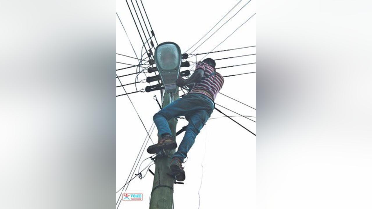 Ga East Assembly starts the installation of streetlights to improve visibility, fight crime Ga East Assembly starts the installation of streetlights to improve visibility, fight crime