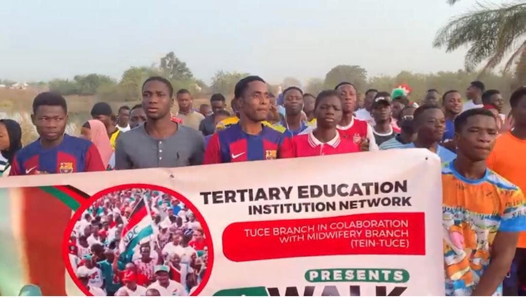 Two TEIN branches go on a unity Walk in Sissala East Two TEIN branches go on a unity Walk in Sissala East
