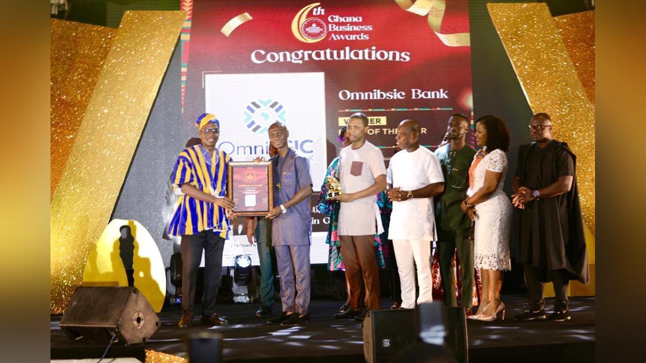 OmniBSIC Bank Named Bank of the Year at Ghana Business Awards OmniBSIC Bank Named Bank of the Year at Ghana Business Awards