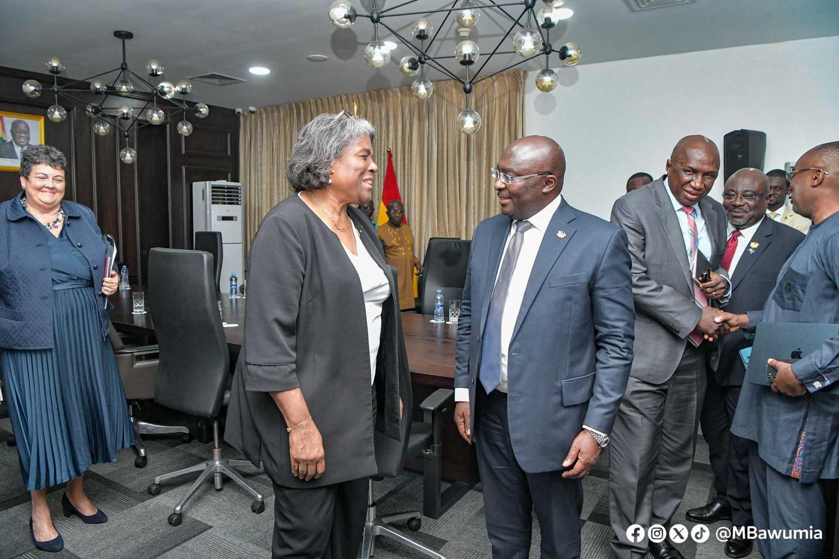 Bawumia discusses global peace & security, climate and developmental issues with US Ambassador to the UN Bawumia discusses global peace & security, climate and developmental issues with US Ambassador to the UN