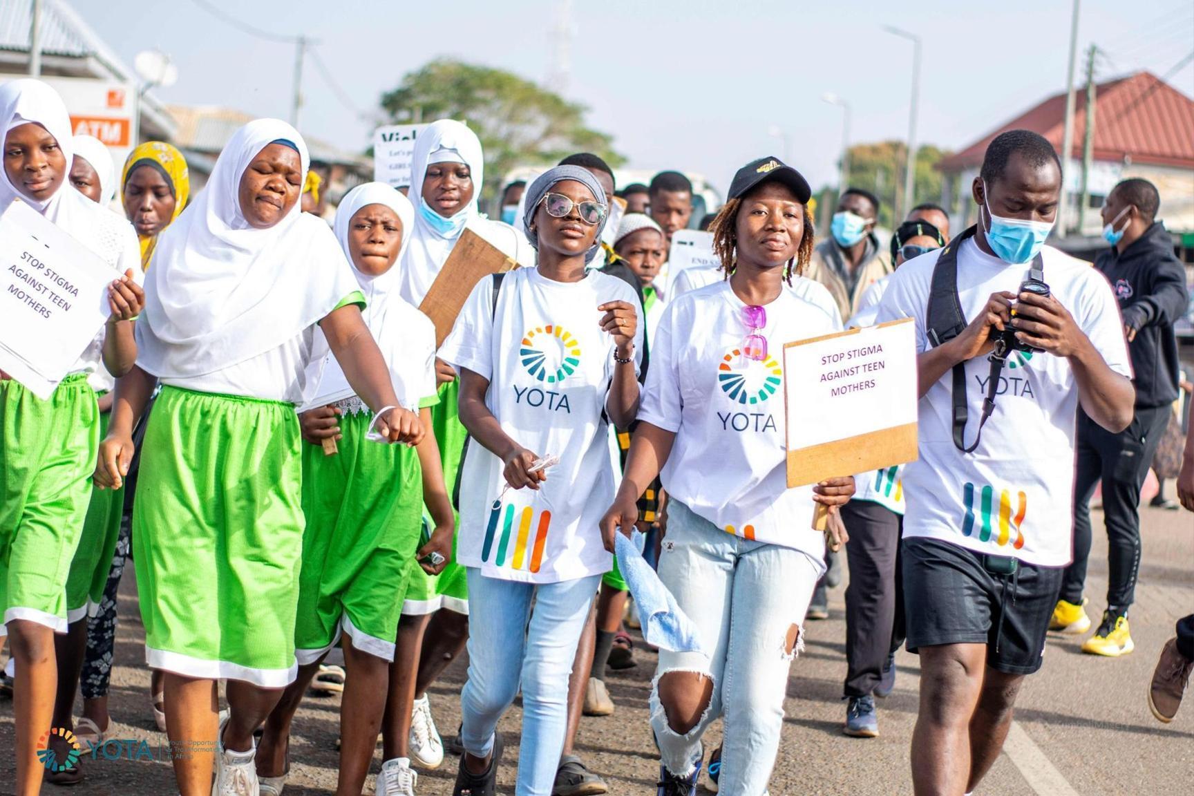 Wa: Youth embarks on street campaign for re-enrollment of teenage mothers in school Wa: Youth embarks on street campaign for re-enrollment of teenage mothers in school