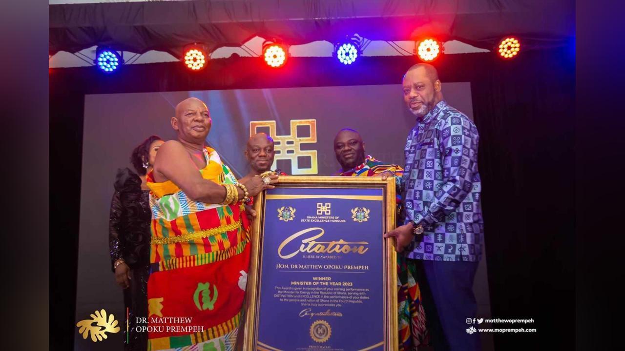 Napo wins Minister of the Year at 5th Ghana Ministers of State Excellence Honours Napo wins Minister of the Year at 5th Ghana Ministers of State Excellence Honours