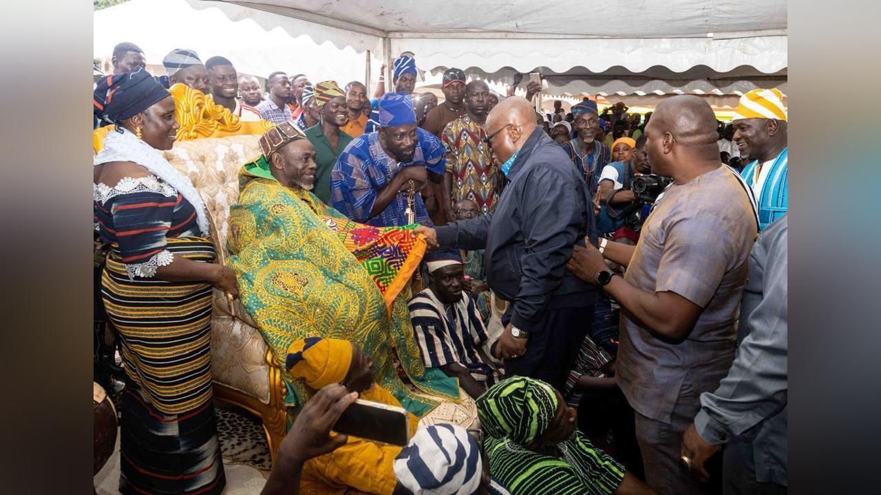 Yagbonwura Grateful to Government for the Development of Savannah Region Yagbonwura Grateful to Government for the Development of Savannah Region