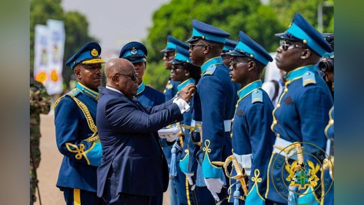 President Akufo-Addo Urges Ghana Air Force to Maintain Collaboration, Efficiency President Akufo-Addo Urges Ghana Air Force to Maintain Collaboration, Efficiency