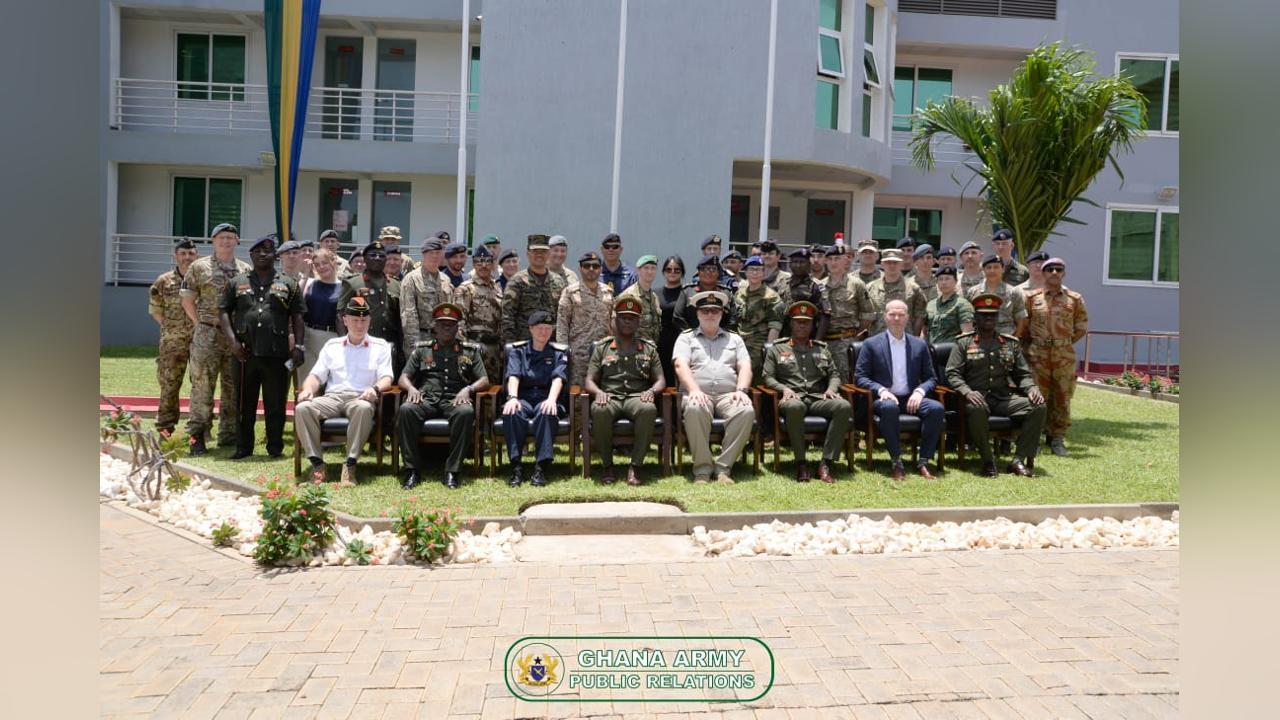 A Delegation from the UK Advanced Command and Staff College (ACSC) Course 28 Visited the Army Headquarters at Burma Camp A Delegation from the UK Advanced Command and Staff College (ACSC) Course 28 Visited the Army Headquarters at Burma Camp