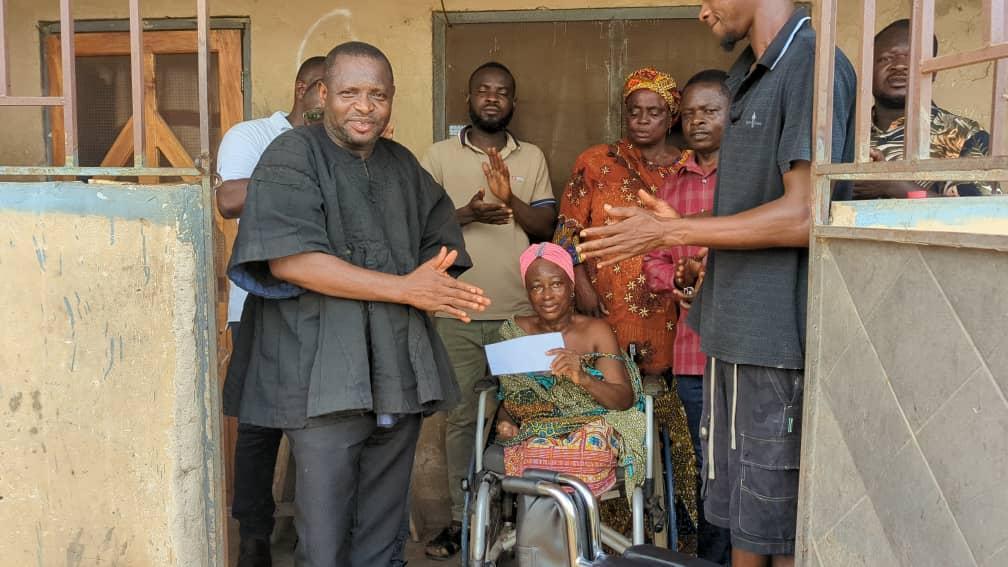 NDC Group Brings Joy to Physically Challenged Woman NDC Group Brings Joy to Physically Challenged Woman