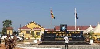 Mahama Commissions Damongo Camp Prison Mahama Commissions Damongo Camp Prison