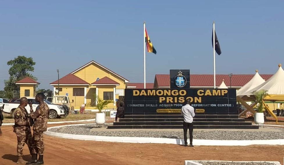 Mahama Commissions Damongo Camp Prison Mahama Commissions Damongo Camp Prison