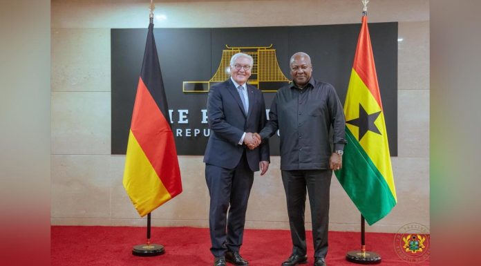 Mahama Welcomes German President Steinmeier for Talks Mahama Welcomes German President Steinmeier for Talks