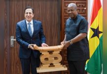 Lebanese Ambassador Bids Farewell to President Mahama Lebanese Ambassador Bids Farewell to President Mahama