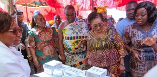 First Lady Holds Community Health Screening Exercise in Sunyani First Lady Holds Community Health Screening Exercise in Sunyani