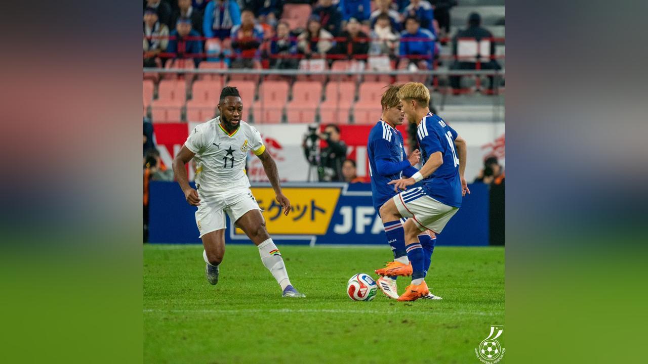 Depleted Black Stars Fall to Japan in Kirin Cup Warm-Up Depleted Black Stars Fall to Japan in Kirin Cup Warm-Up