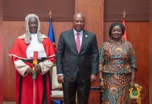 Mahama Swears in Justice Paul Baffoe-Bonnie as Chief Mahama Swears in Justice Paul Baffoe-Bonnie as Chief