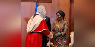 Vice President Opoku-Agyemang Congratulates Chief Justice Vice President Opoku-Agyemang Congratulates Chief Justice