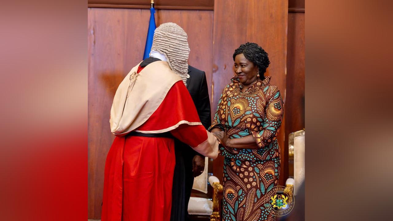 Vice President Opoku-Agyemang Congratulates Chief Justice Vice President Opoku-Agyemang Congratulates Chief Justice