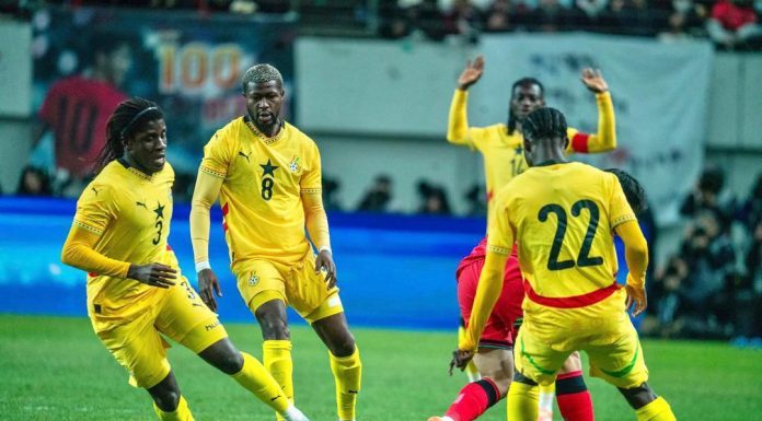 Ghana Ends 2025 Kirin Cup Winless against South Korea Ghana Ends 2025 Kirin Cup Winless against South Korea