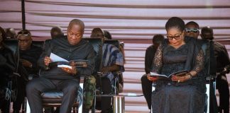 President Mahama, First Lady Mourn with Callistus Mahama President Mahama, First Lady Mourn with Callistus Mahama