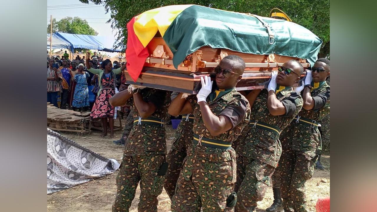 GIS Pays Last Respect to Murdered Officer GIS Pays Last Respect to Murdered Officer