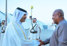 Mahama Arrives in Qatar for 2025 Doha Forum Mahama Arrives in Qatar for 2025 Doha Forum