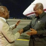 Mahama Arrives in Abidjan for Ouattara’S Investiture Mahama Arrives in Abidjan for Ouattara’S Investiture