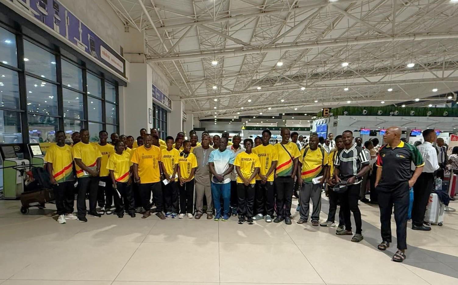 Team Ghana Departs for Angola for 2025 African Youth Games Team Ghana Departs for Angola for 2025 African Youth Games