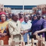 MCE MP Donate 2500 Furniture Pieces to Krachi West Schools MCE MP Donate 2500 Furniture Pieces to Krachi West Schools