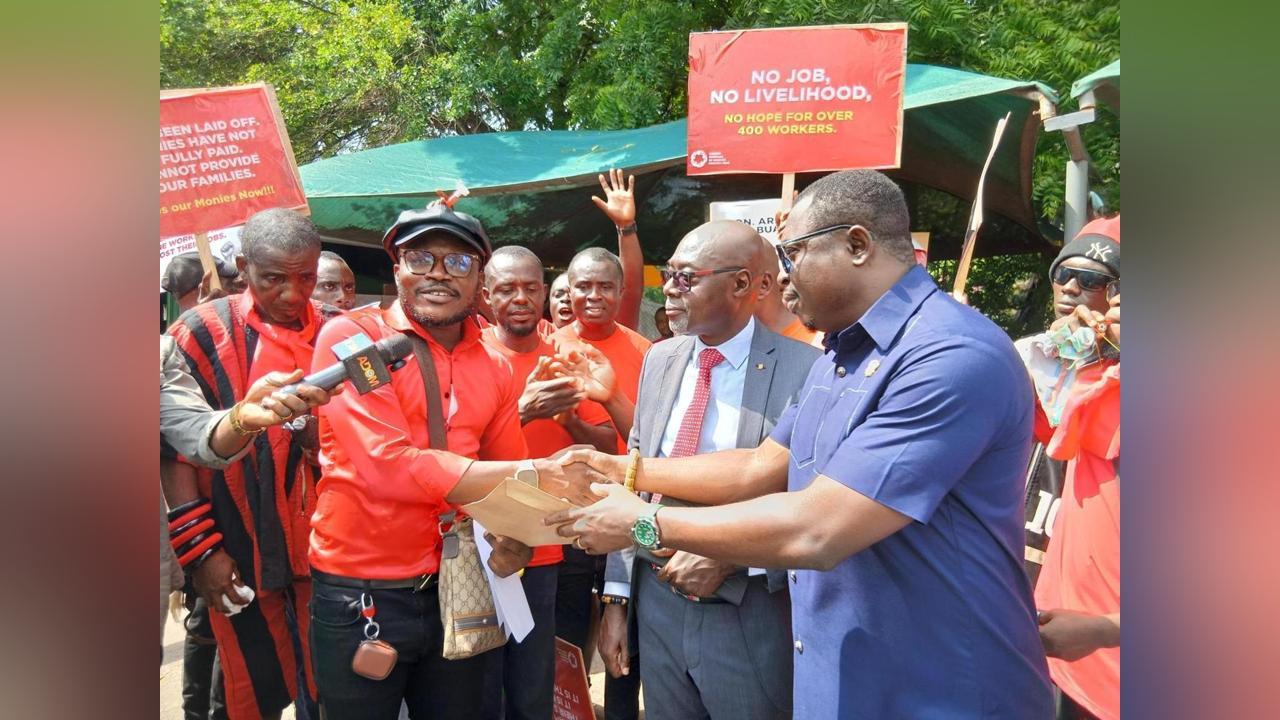 Former Bogoso-Prestea mine Workers Demand Entitlements Former Bogoso-Prestea mine Workers Demand Entitlements