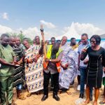 Obuasi East: MCE Cuts Sod for CHPS Compound at Ayease Obuasi East: MCE Cuts Sod for CHPS Compound at Ayease