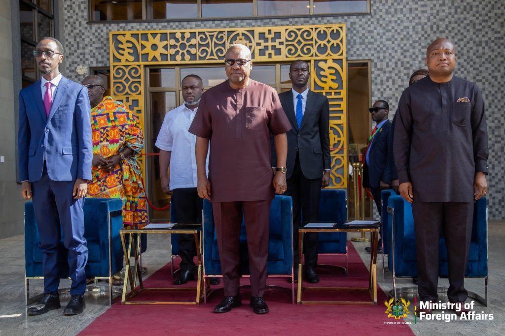 Mahama Commissions New Chancery in Addis Ababa Mahama Commissions New Chancery in Addis Ababa