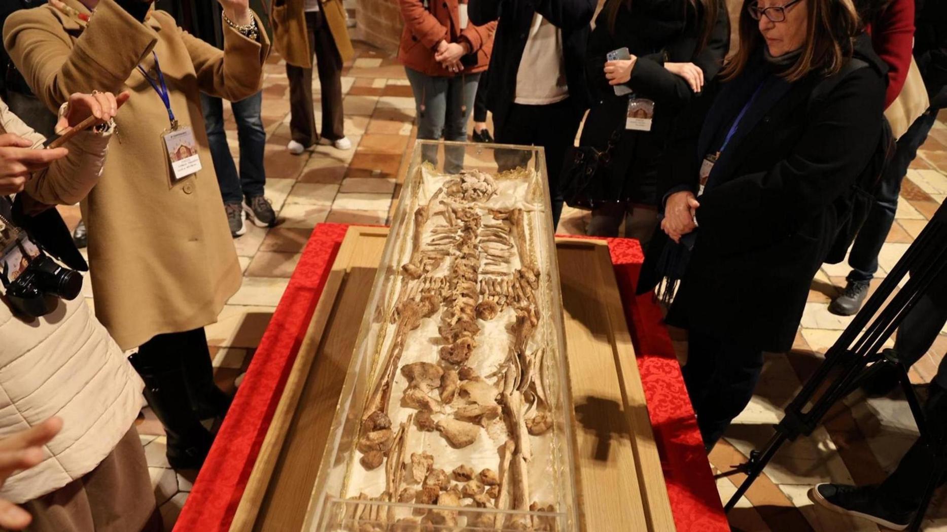 St Francis of Assisi'S Bones on Public Display for First Time St Francis of Assisi'S Bones on Public Display for First Time