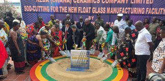 President Mahama Launches New Float Glass Factory President Mahama Launches New Float Glass Factory