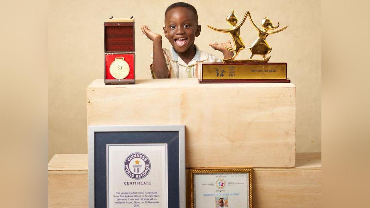 Art Prodigy Ace Liam Showcases Work at Ghana'S 69Th Independence Art Prodigy Ace Liam Showcases Work at Ghana'S 69Th Independence