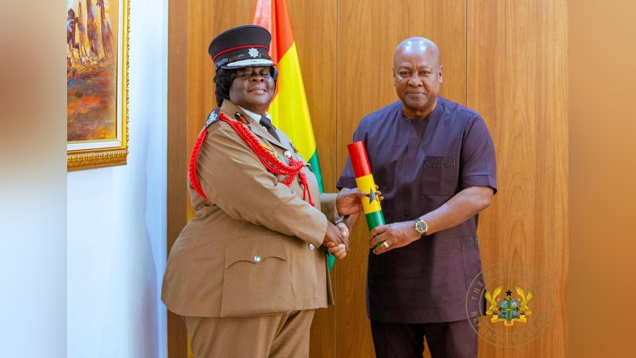 Daniella Mawusi Ntow Sapong Sworn in as Chief Fire Officer Daniella Mawusi Ntow Sapong Sworn in as Chief Fire Officer