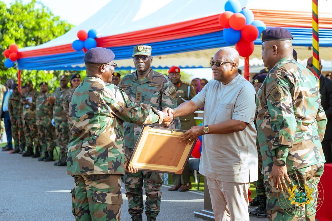 President Mahama Welcomes Engineers Regiment Home President Mahama Welcomes Engineers Regiment Home