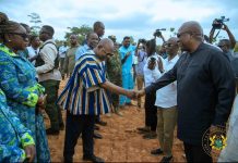 Mahama Inspects Bono Regional Airport Site and Projects Mahama Inspects Bono Regional Airport Site and Projects